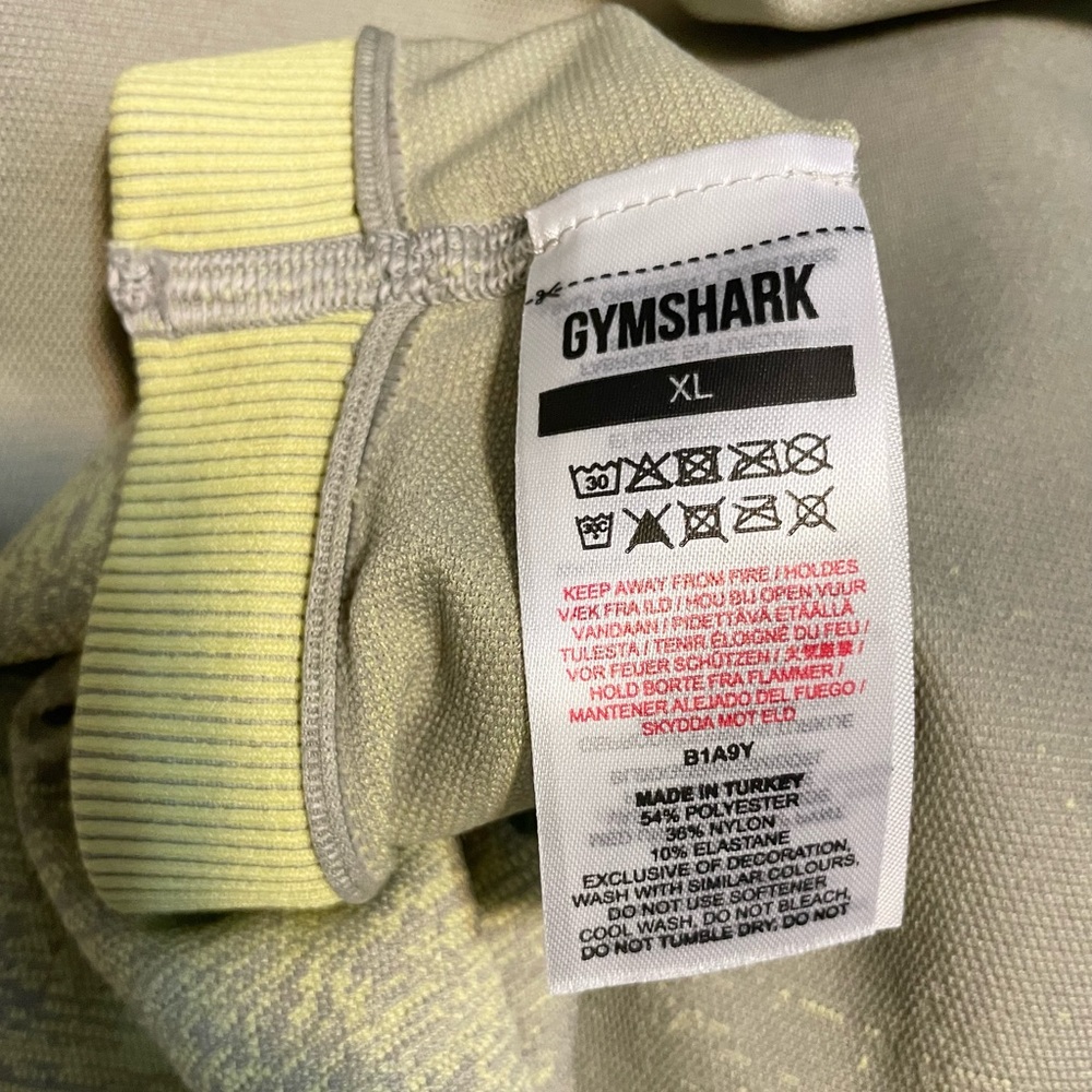 Sz XL GYMSHARK ADAPT OMBRE SEAMLESS LEGGINGS new no tags sky blue - Picture 12 of 13